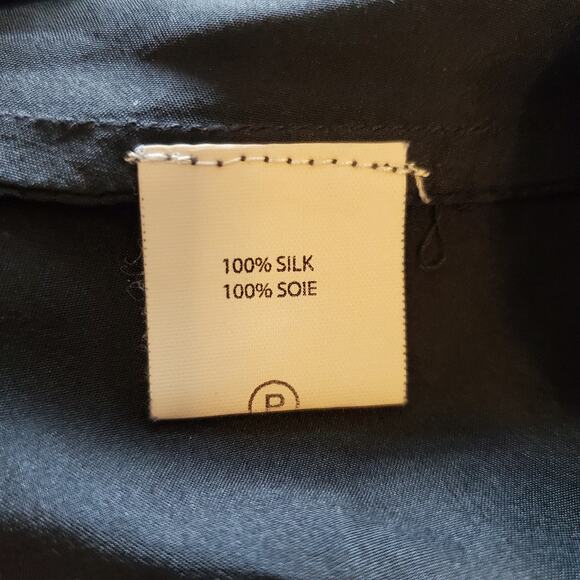 TRYB Silk Short Sleeve Cutout Asymmetric Top 6 Black Whimsigoth Fairy Grunge - Picture 10 of 11